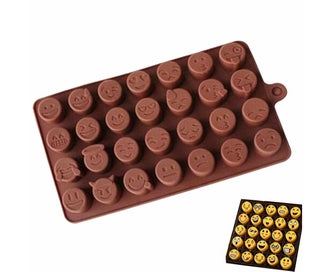 Listing 1 of 4 for Fashion Cake Baking Mold Silicone Emoji Funny Face DIY Chocolate Sugar Cand