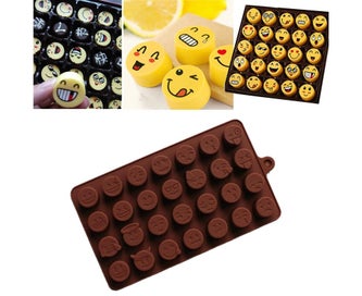 Listing 4 of 4 for Fashion Cake Baking Mold Silicone Emoji Funny Face DIY Chocolate Sugar Cand
