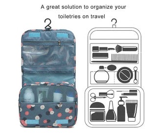 Listing 2 of 7 for Youngshion Large Capacity Hanging Toiletry Wash Bag Portable Waterproof Makeu