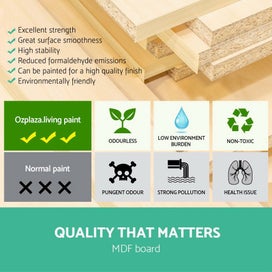 Listing 5 of 7 for Keezi 12 Plastic Bins Kids Toy Organiser Box Bookshelf Storage Children Rack