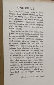 Listing 6 of 9 for ONE OF US by Barry Crump 1962 1st edition