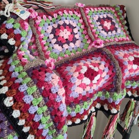 Listing 4 of 6 for Crochet Baby Bassinet Blanket
