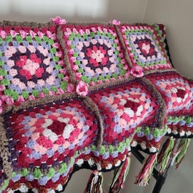 Listing 5 of 6 for Crochet Baby Bassinet Blanket