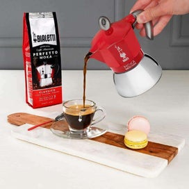 Listing 3 of 5 for Bialetti Moka Induction Bi Layer Espresso Maker Red