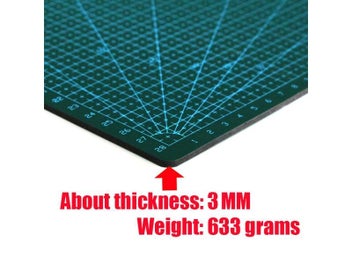 Listing 1 of 9 for A3 Pvc Double-sided Self Healing Cutting Mat 45cm*30cm For Craft DIY