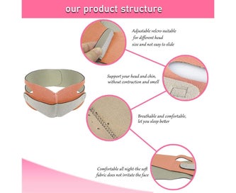Listing 2 of 7 for Face Slimming Strap Pain-Free Face Lifting Belt Chin Strap Double Chin Redu