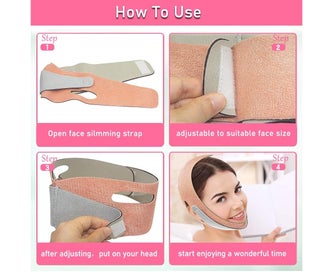 Listing 3 of 7 for Face Slimming Strap Pain-Free Face Lifting Belt Chin Strap Double Chin Redu