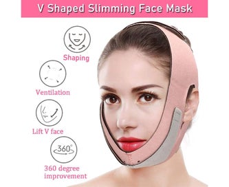 Listing 5 of 7 for Face Slimming Strap Pain-Free Face Lifting Belt Chin Strap Double Chin Redu