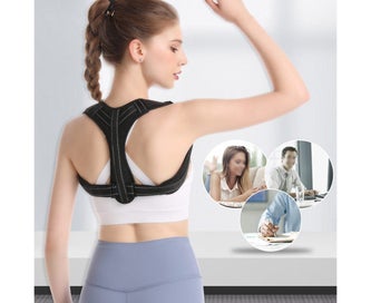 Listing 3 of 7 for Posture Corrector For Men And Women, Adjustable Upper Back Brace For Clavic