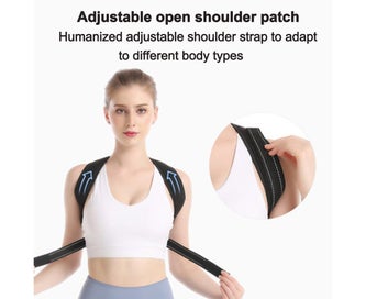 Listing 6 of 7 for Posture Corrector For Men And Women, Adjustable Upper Back Brace For Clavic
