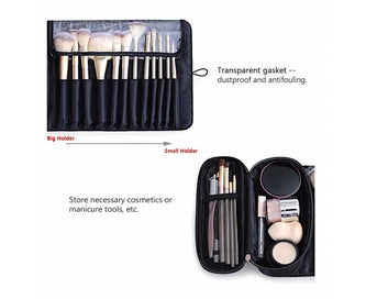 Listing 3 of 5 for Portable Makeup Brush Organizer Makeup Brush Holder for Travel