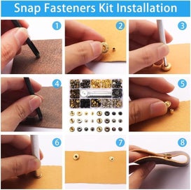 Listing 4 of 7 for New Leather Snap Fasteners on Afterpay
