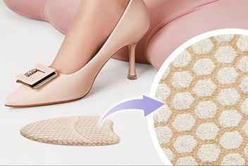 Listing 5 of 6 for 2 Pairs Metatarsal Pads Ball of Foot Cushions Heel Inserts Non-Slip Comfort Pads
