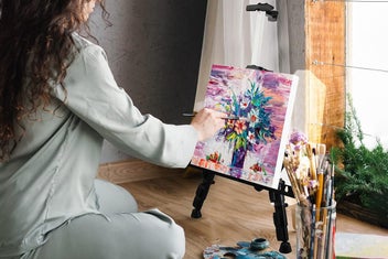 Listing 2 of 8 for 168cm Aluminum Adjustable Artist Field Display Easel Tripod Stand with Storage B