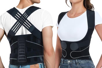 Listing 2 of 10 for Adjustable Posture Corrector Back Brace Spine and Shoulder Support for Pain Reli