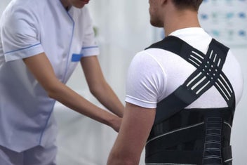 Listing 7 of 10 for Adjustable Posture Corrector Back Brace Spine and Shoulder Support for Pain Reli