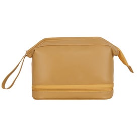 Listing 2 of 8 for Large Makeup Bag Double Layer Cosmetic Bag Travel Makeup Bag -Yellow