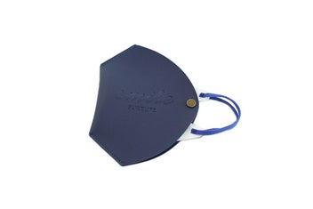 Listing 3 of 3 for 2Pcs Mini Travel Foldable Mask Storage Case Portable Mask Case PU Leather Mask C