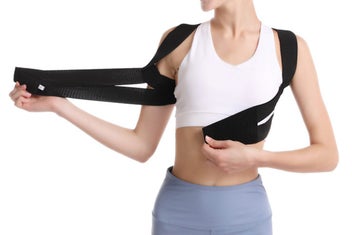 Listing 4 of 10 for 2Pcs Posture Corrector For Women And Men Adjustable Upper Back And Clavicle Supp