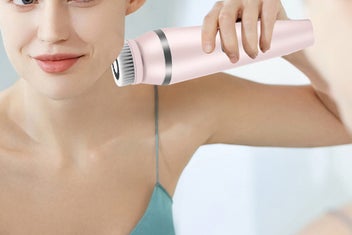 Listing 4 of 4 for Facial Cleansing Brush Set 4 in 1 Electric Powered Beauty Exfoliating Brush Face