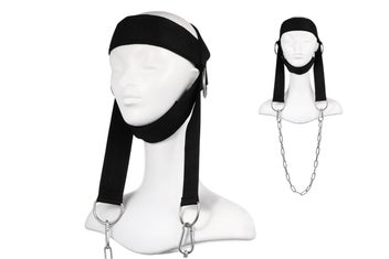 Listing 6 of 6 for Weight Lifting Head Neck Harness Gym Workout Exercise Training Strap Belt