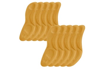 Listing 2 of 4 for 10 Pairs Constant Temperature Heated Memory Foam Arch Support Shoe Pads-Yellow