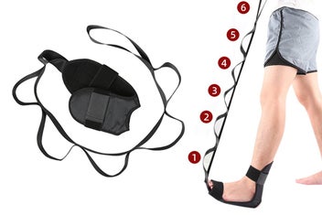Listing 6 of 9 for 6 Multi-Loop Stretch Strap Yoga Straps For Stretching Yoga Flexibility Stretch B