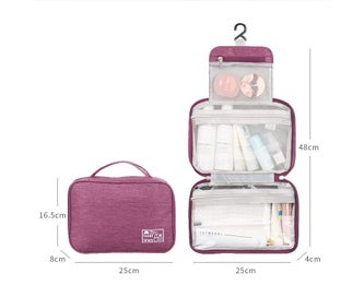 Listing 2 of 4 for Waterproof Travel Toiletry Bags Hanging Multi-function Cosmetic Bag Makeup Ba