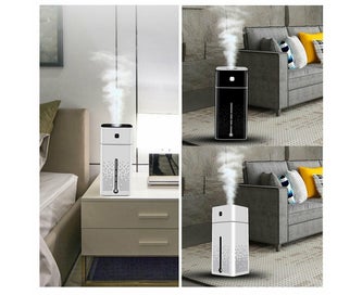 Listing 8 of 9 for 1L Ultrasonic Air Humidifier Mist Aroma Purifier LED Light USB White