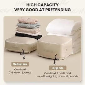 Listing 4 of 8 for Anysort Storage Bag 1PC Large Self Compression Packing Cubes Ultra Space Savi...