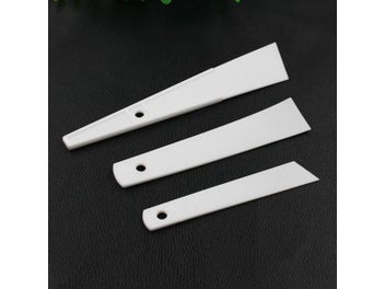 Listing 4 of 10 for White Plastic Cow Leather Scraper DIY Handmade Sewing Leather Crafts Tool Apply