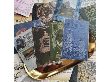 Listing 4 of 9 for Used Book Cover Material Paper Junk Journal Planner Craft Paper Scrapbooking