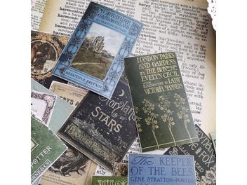 Listing 5 of 9 for Used Book Cover Material Paper Junk Journal Planner Craft Paper Scrapbooking