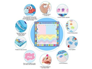 Listing 5 of 10 for Coolplay Magic Water Drawing Mat Magic Pens Montessori Toy Painting Board