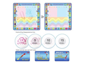 Listing 6 of 10 for Coolplay Magic Water Drawing Mat Magic Pens Montessori Toy Painting Board
