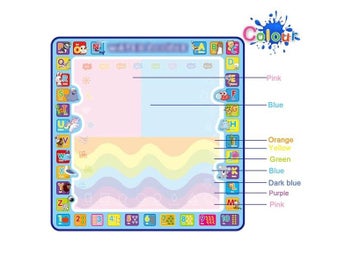Listing 7 of 10 for Coolplay Magic Water Drawing Mat Magic Pens Montessori Toy Painting Board