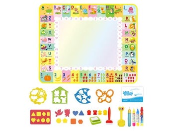 Listing 1 of 10 for Coolplay Magic Water Drawing Mat Coloring Doodle Mat With Magic Pens Montessori