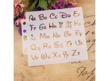 Listing 3 of 8 for Alphabet Letter Stencils For Painting Scrapbooking DIY