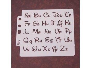 Listing 4 of 8 for Alphabet Letter Stencils For Painting Scrapbooking DIY