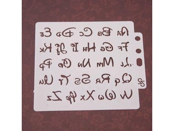 Listing 5 of 8 for Alphabet Letter Stencils For Painting Scrapbooking DIY