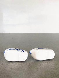 Listing 3 of 5 for Vintage 80s Delft Porcelain Clogs w/ Hand Painted Windmills Excellent Condition