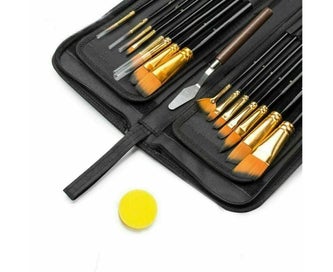 Listing 5 of 9 for 15Pcs Artist Paint Brushes Set
