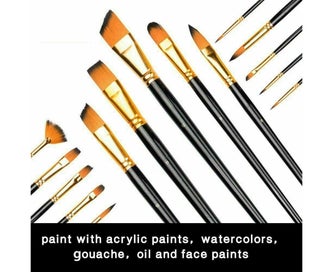 Listing 6 of 9 for 15Pcs Artist Paint Brushes Set