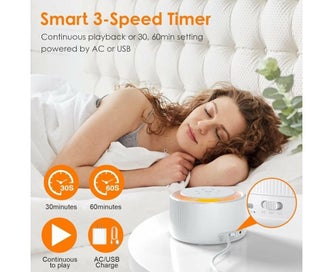 Listing 3 of 5 for White Noise MachineWhite Noise Machine With 30 Soothing Sounds,3