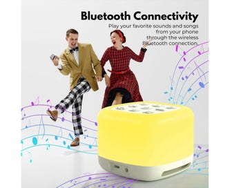 Listing 5 of 6 for White Noise Machine with Night Light and 40 Soothing Sounds Sleeping