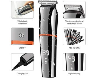 Listing 3 of 8 for Beard Trimmer For Men Hair Clippers Body Mustache Nose Hair Groomer Cordless