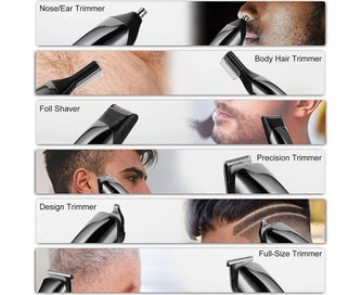 Listing 7 of 8 for Beard Trimmer For Men Hair Clippers Body Mustache Nose Hair Groomer Cordless