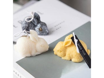 Listing 5 of 9 for 3D Rabbit Mold DIY Aromatherapy Candle Modeling Candle Decorations Christmas