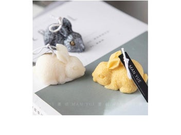 Listing 7 of 9 for 3D Rabbit Mold DIY Aromatherapy Candle Modeling Candle Decorations Christmas