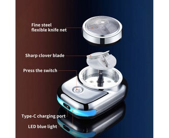 Listing 3 of 8 for USB Rechargeable Mini-Shave, Pocket Size Portable Electric Shaver Razor For